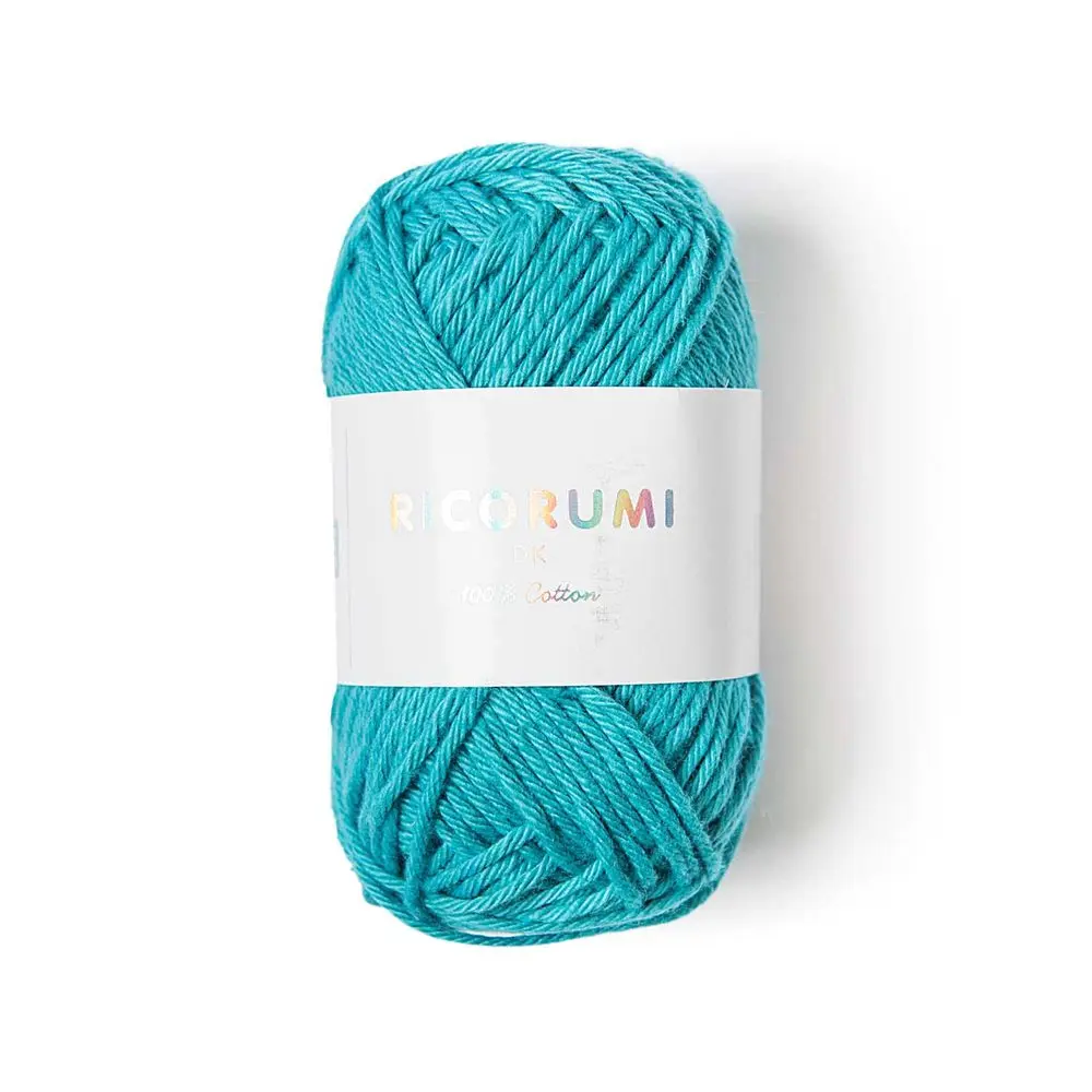 Rico Design Bavlněná háčkovací příze Ricorumi dk odstín 039 tyrkysová - 1 ks