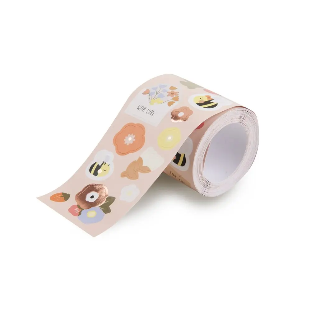 Samolepky na roli Flowers & Bees 416 ks -