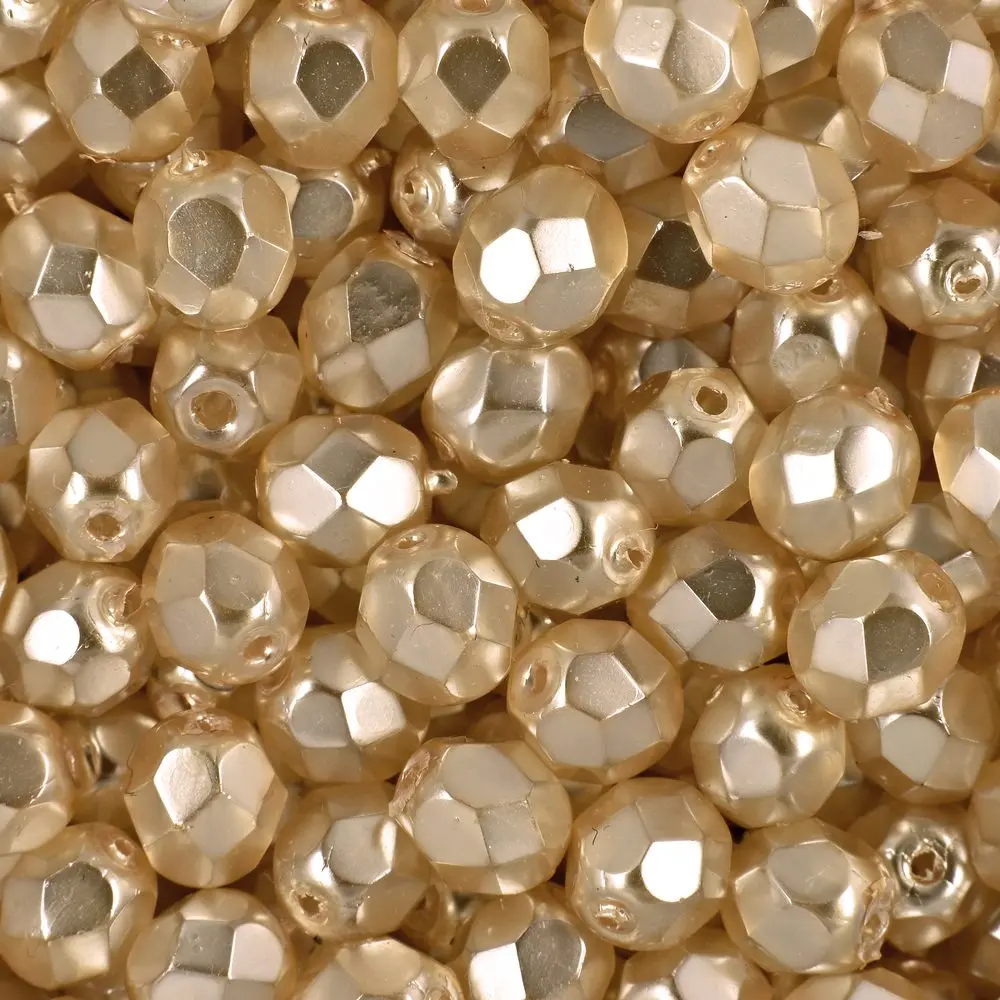 Manumi české broušené korálky 6 mm Coated -