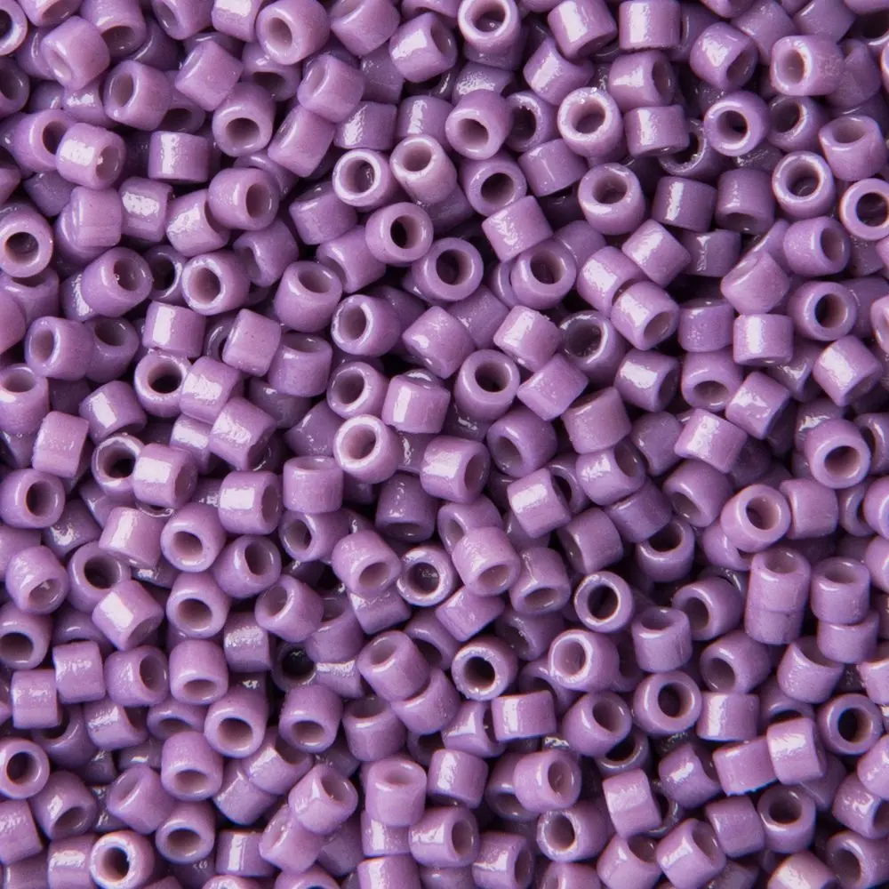 Miyuki Rokajlové korálky - Miyuki Delica 11/0 (DB-2139-50) Duracoat Opaque Dark Orchid - 15 g