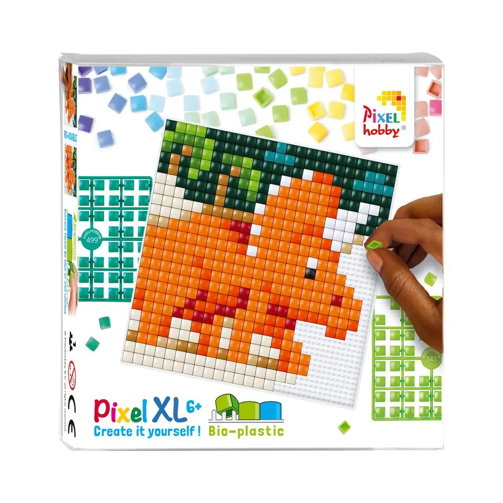 Pixelhobby Sada Pixel XL s velkou podložkou dinosaurus - 3 ks
