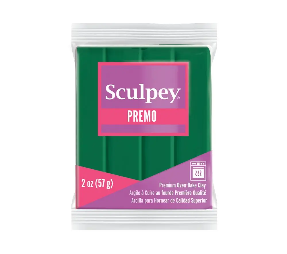 Sculpey PREMO Forest Green lesní zelená - 1 ks