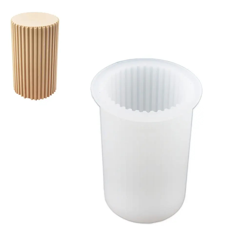 Manumi Silikonová forma na odlévání kreativní hmoty válec 87x65mm -