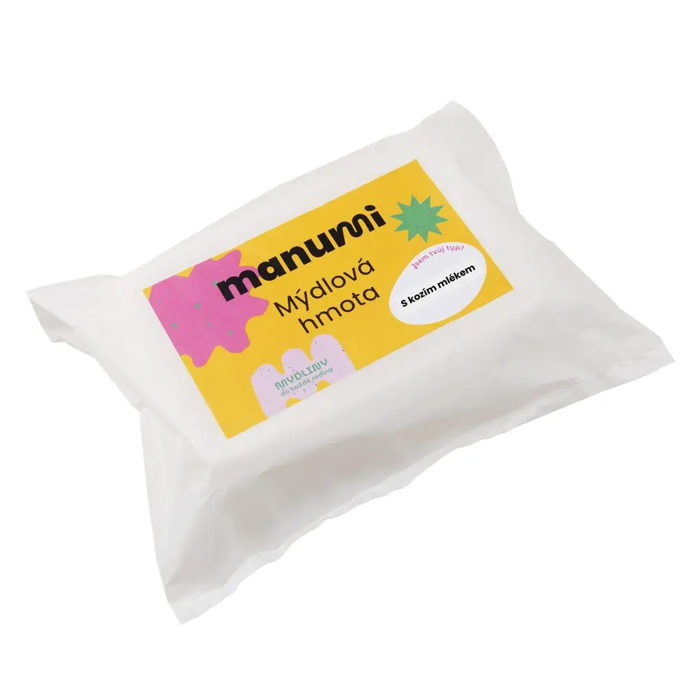 Manumi mýdlová hmota s kozím mlékem 1kg -