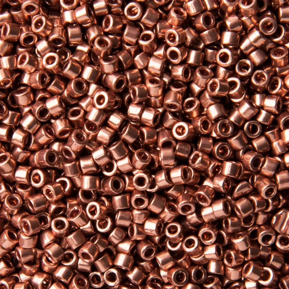 Miyuki Rokajlové korálky - Miyuki Delica 11/0 (DB-040) Bright Copper Plated -
