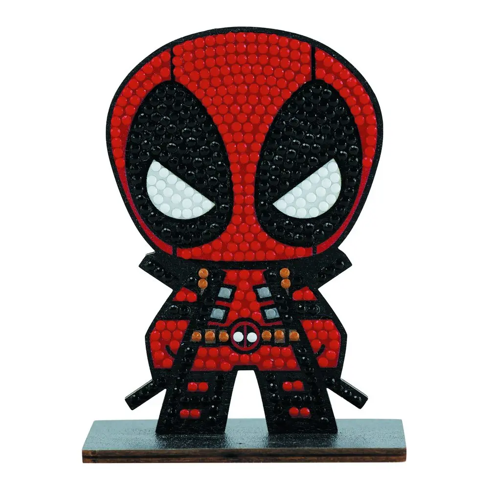 Diamantové malování postava Marvel Deadpool - 1 ks