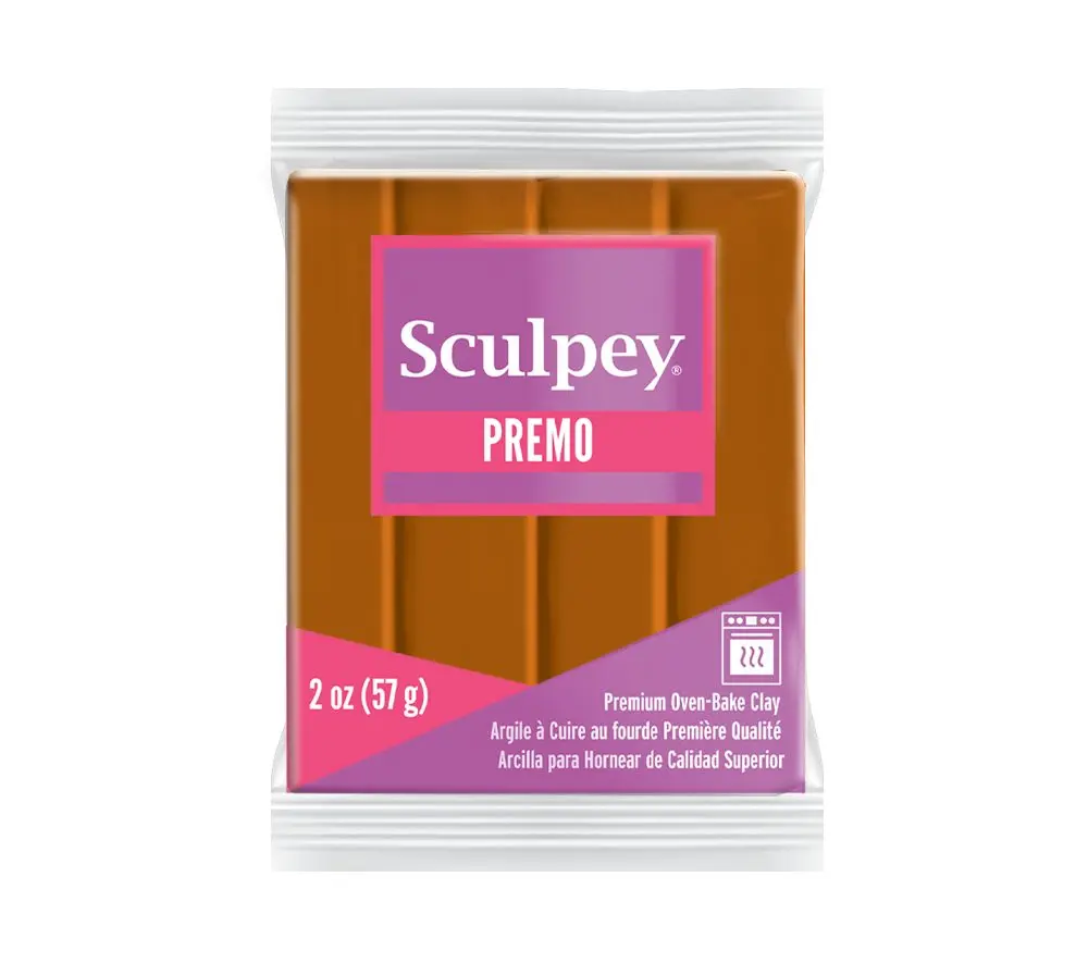Sculpey PREMO Raw Sienna světle hnědá - 1 ks