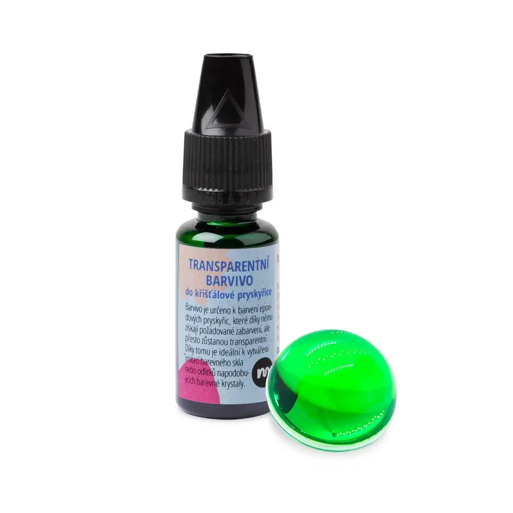 Manumi Transparentní NANO barvivo do křišťálové pryskyřice světle zelené 5ml - 1 ks