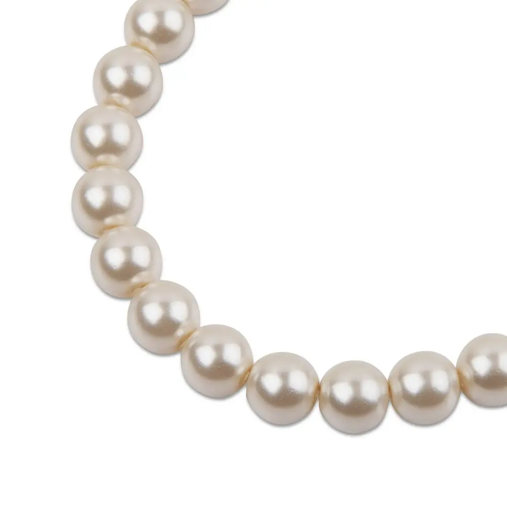 Preciosa kulatá perla MAXIMA 8 mm Pearl Effect White - 15 ks
