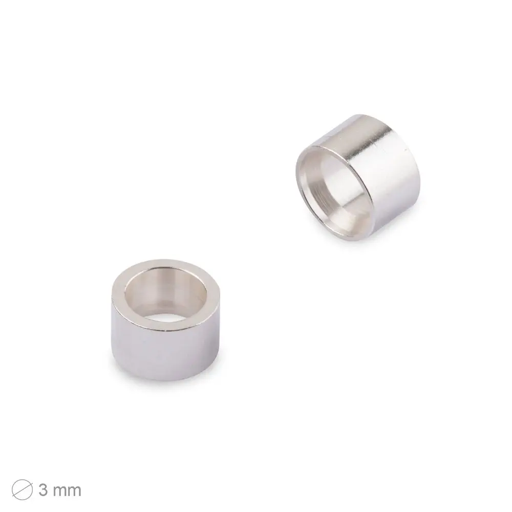 Krapnička trubička ø3mm stříbrná -