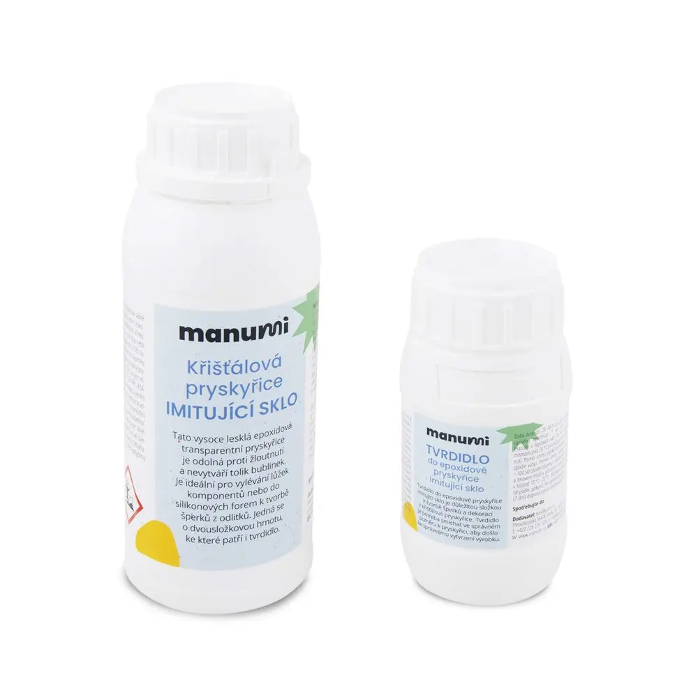 Manumi Křišťálová pryskyřice imitující sklo 840g -