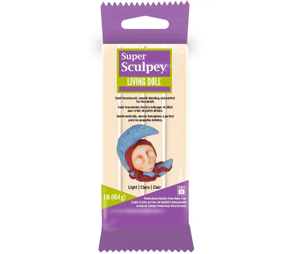Sculpey Super 454 g Living Doll světlá -