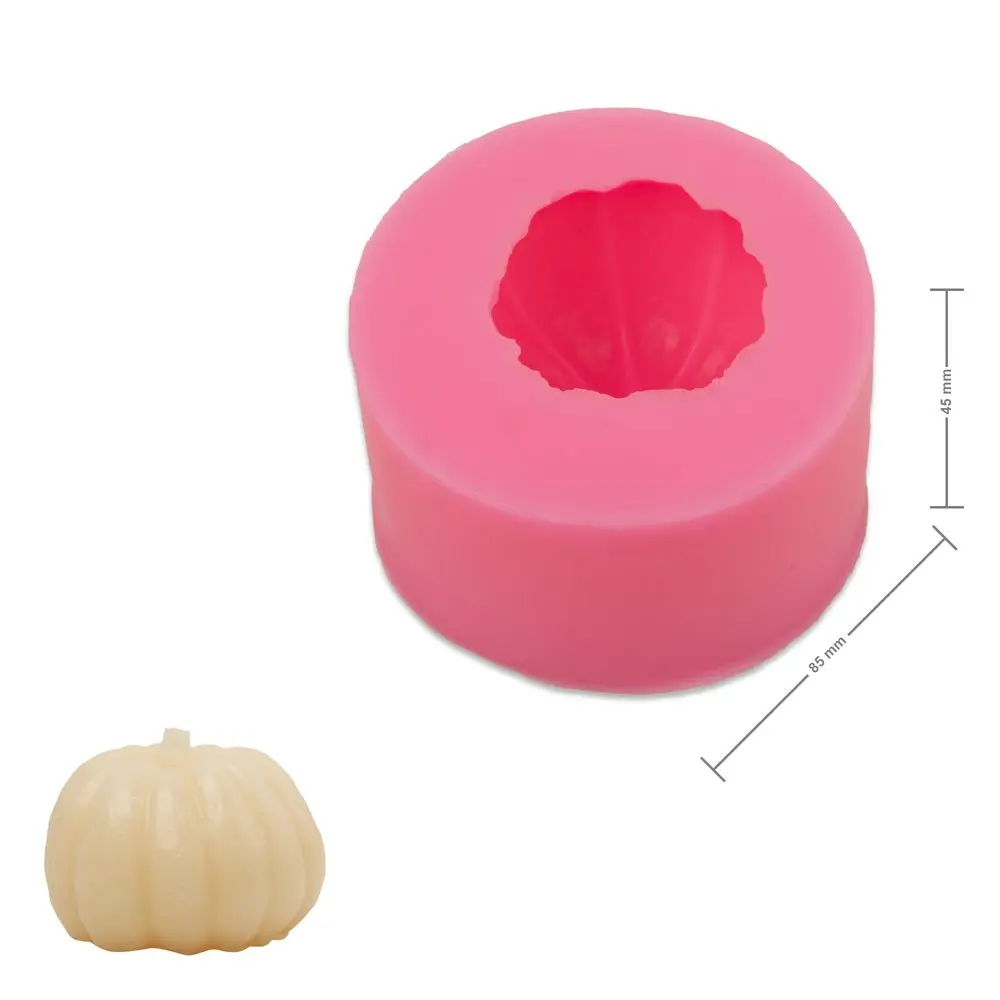 Manumi silikonová forma na odlévání kreativní hmoty 85 x 45 mm ve tvaru dýně -