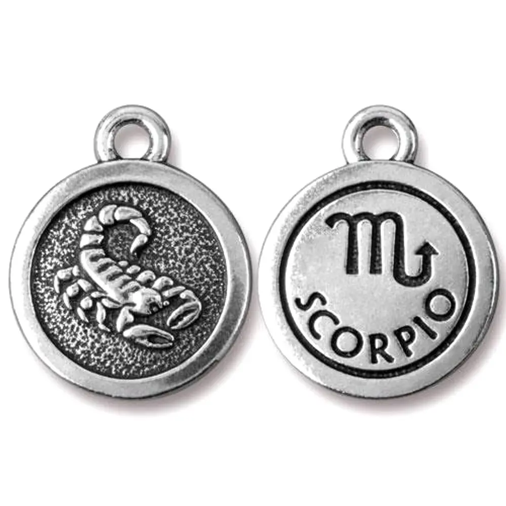 TierraCast přívěsek Scorpio Štír starostříbrný -