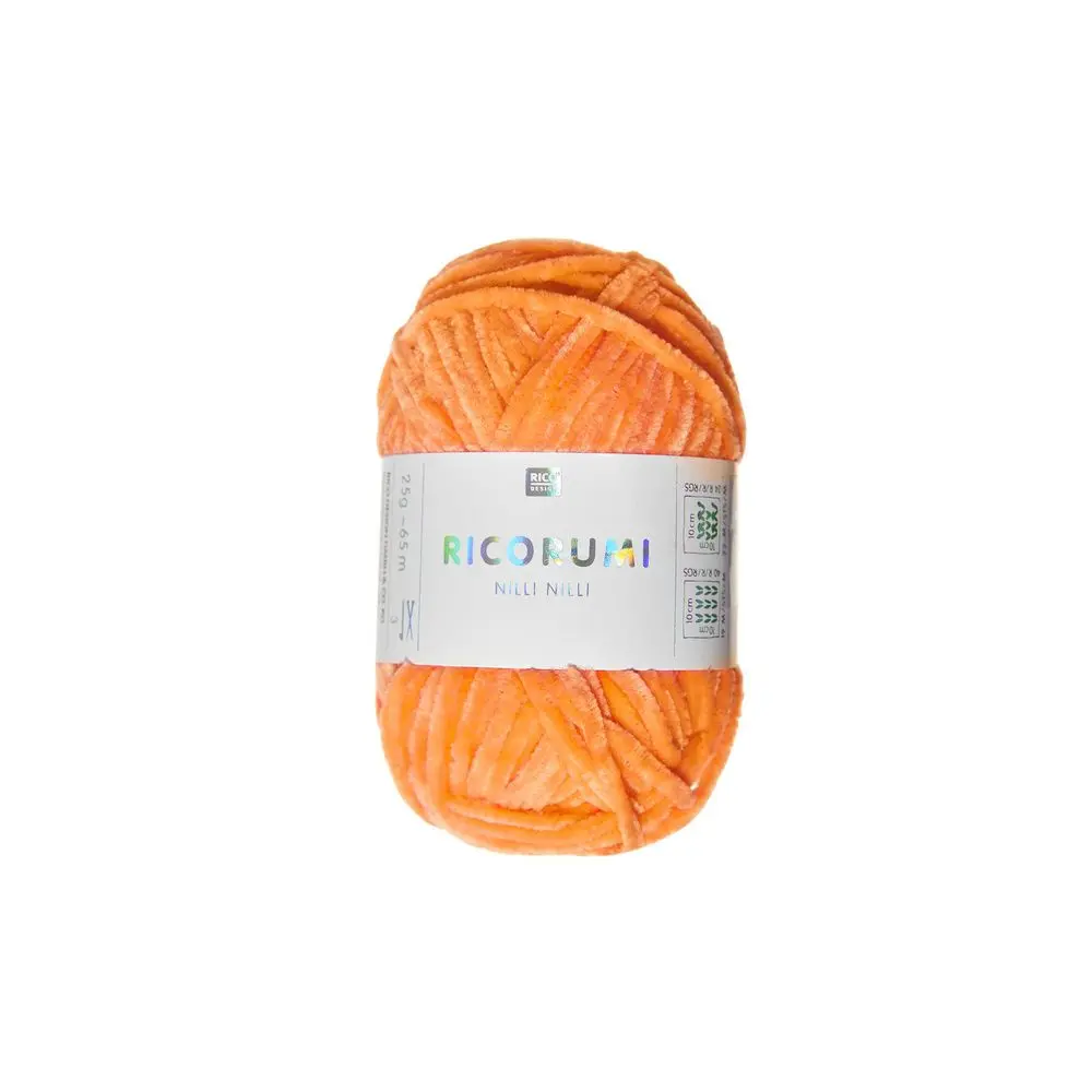 Rico Design Žinylková příze Ricorumi Nilli Nilli odstín 029 neonově oranžová - 1 ks
