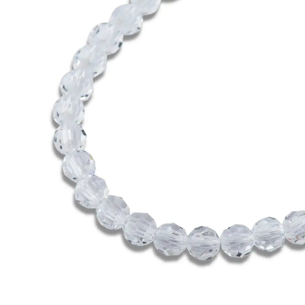Preciosa MC perle kulatá 4 mm Crystal - 45 ks