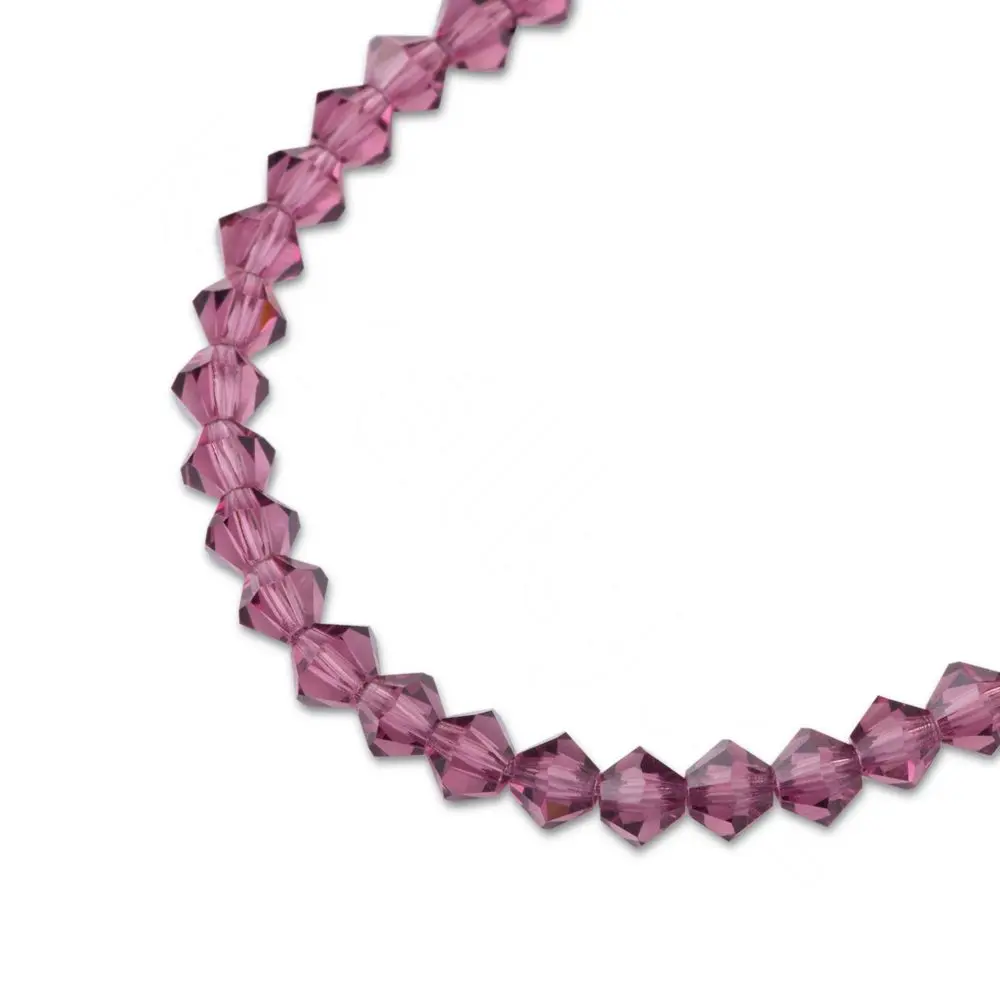 Preciosa MC perle Rondelle 3 mm Amethyst - 40 ks