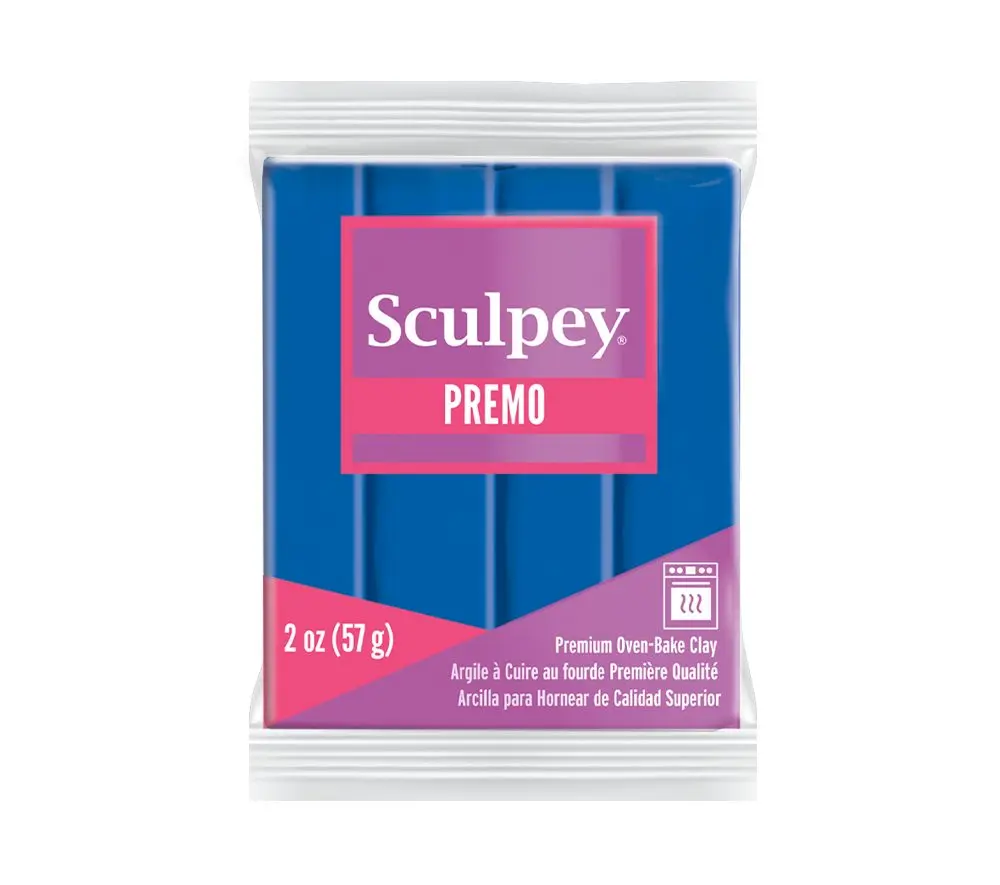 Sculpey PREMO Cobalt Blue Hue kobaltová modrá - 5 ks - 5 ks