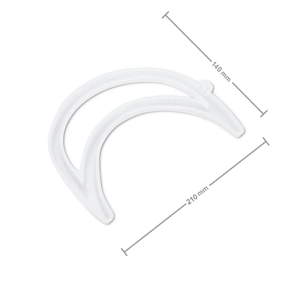 Silikonová forma na odlévání kreativní hmoty měsíc 210x140x11mm -