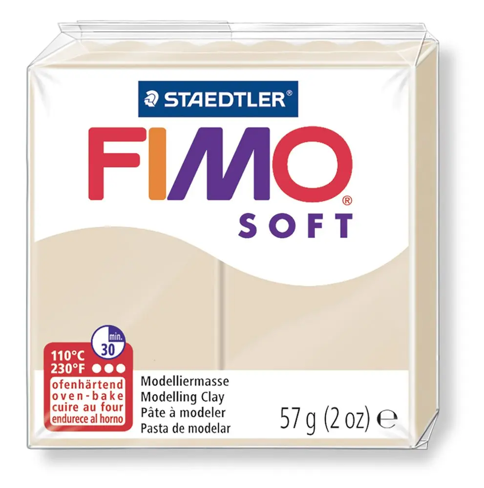 Staedtler FIMO Soft 57g (8020-70) béžová - 3 ks