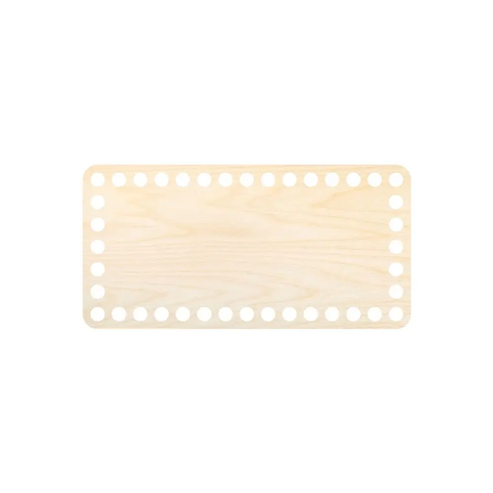 Dno na háčkovaný košík obdélník 20x10cm - 3 ks
