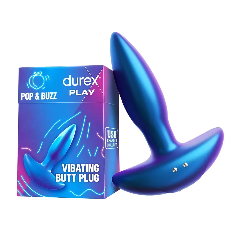 Durex Play Pop and Buzz Vibrační anální kolík