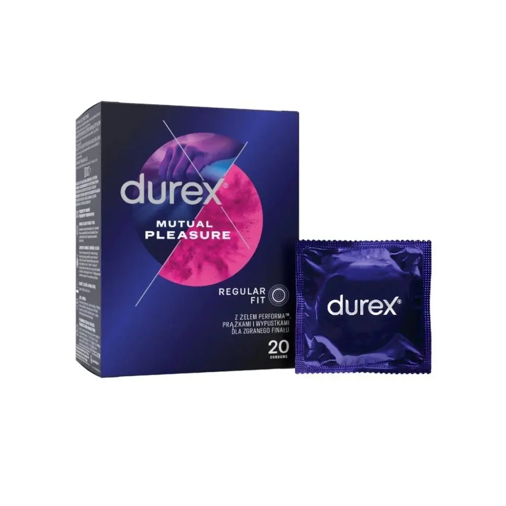 Durex Kondomy Mutual Pleasure Regular Fit 20 ks