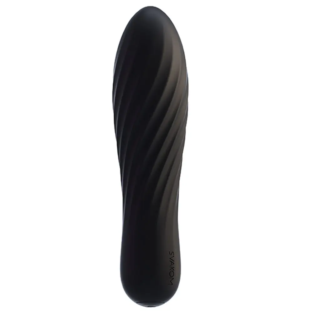 Svakom Tulip - akumulátorový, mini tyčový vibrátor (černý)