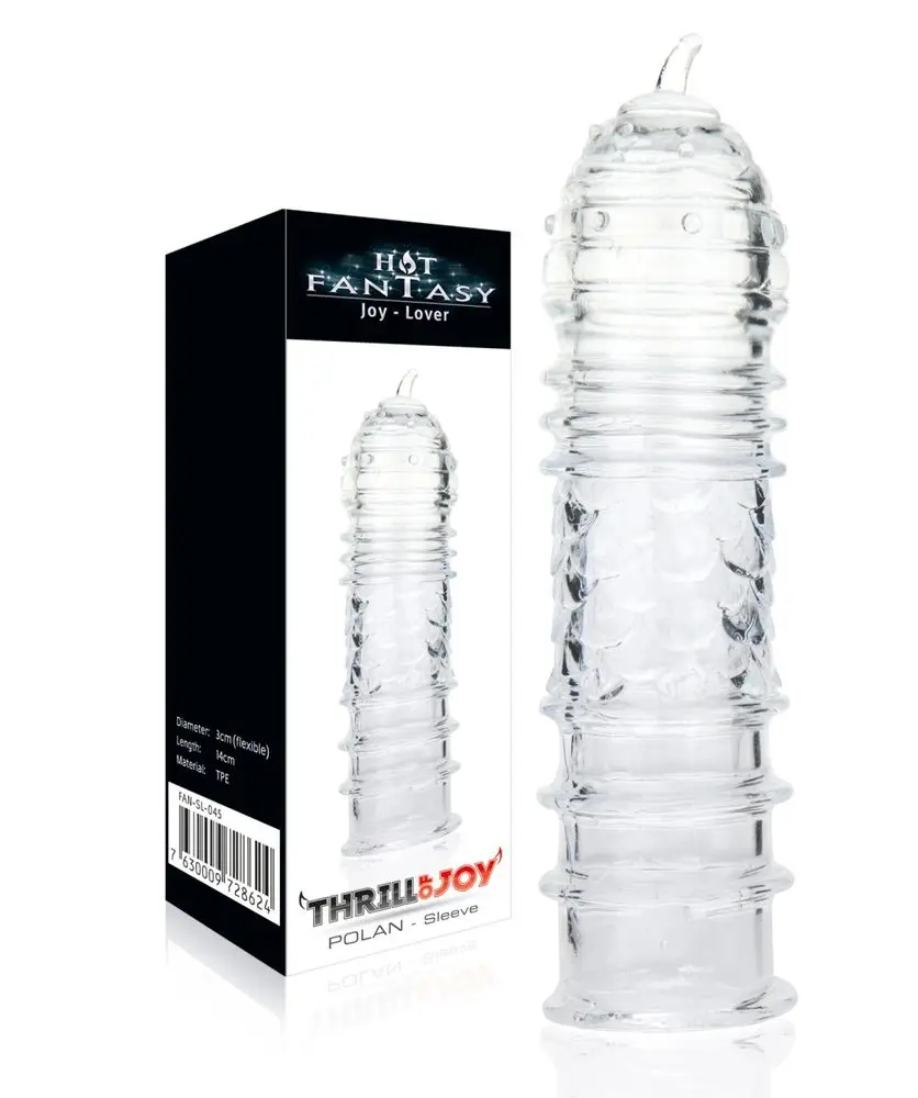 Hot Fantasy Thrill of Joy Penis Sleeve Type 2 Transparent