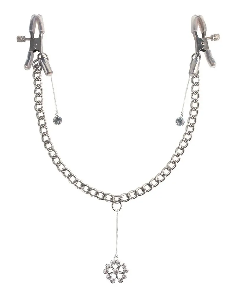 Fetish Fantasy Crystal Nipple Clamps svorky na bradavky