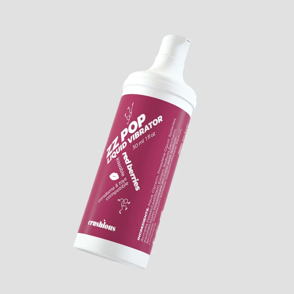 Crushious Zz Pop Liquid Vibrator Red Berries Aroma 30ml