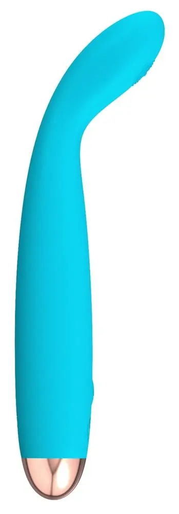 Cuties Mini - vibrátor na G-bod - vodotěsný, dobíjecí - tyrkysový