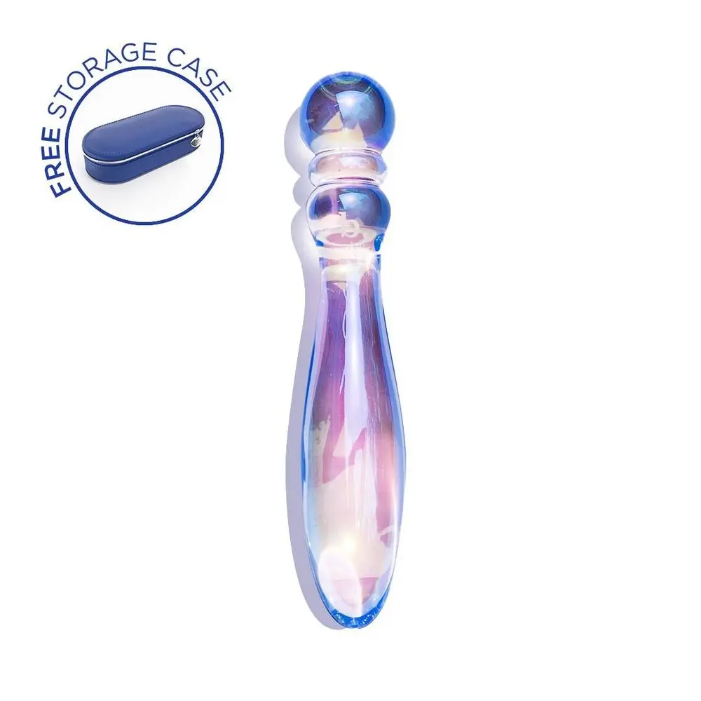Biird Cecii dildo z borosilikátového skla 16 x 3 cm