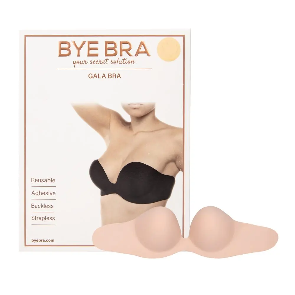 Bye Bra - neviditelná push-up podprsenka - samodržící - tělová