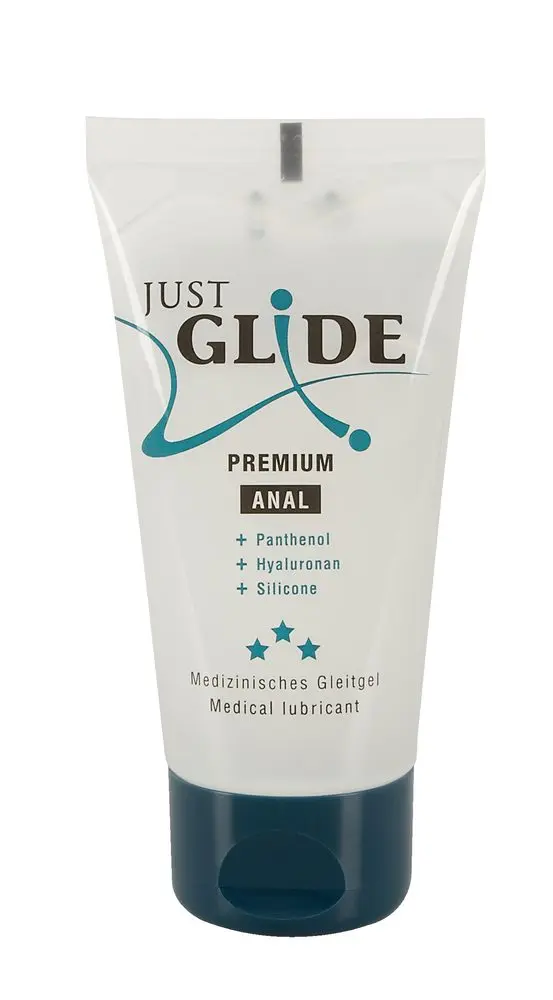 Just Glide - anální lubrikant - prémiový, vyživující - 50 ml