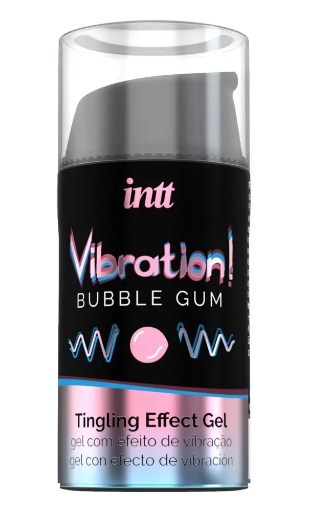 Intt Vibration! - tekutý vibrátor - žvýkačka (15 ml)