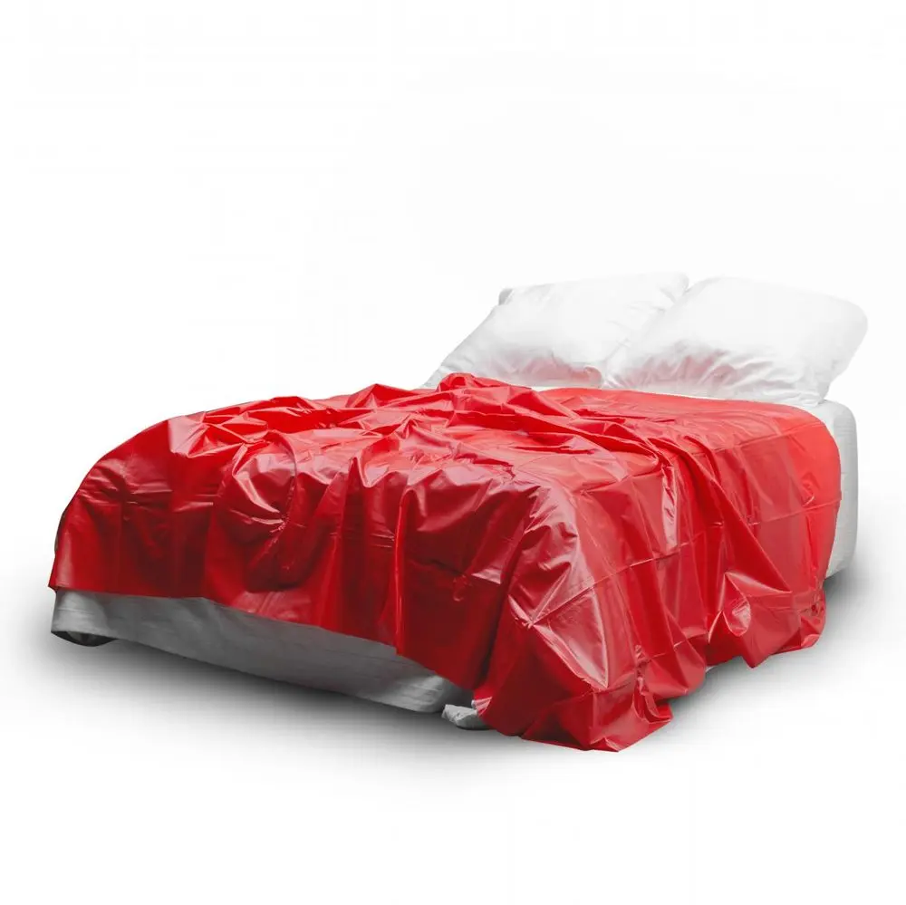 Easytoys - lakovaná prostěradla - 180x230 cm - červená