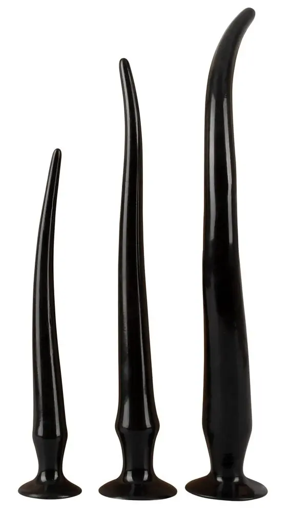 You2Toys Super Long Flexible Butt Plug Set Black