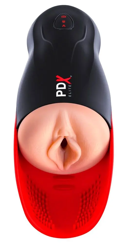 PDX Elite - masturbátor s automatickým sáním - dobíjecí, umělá vagína