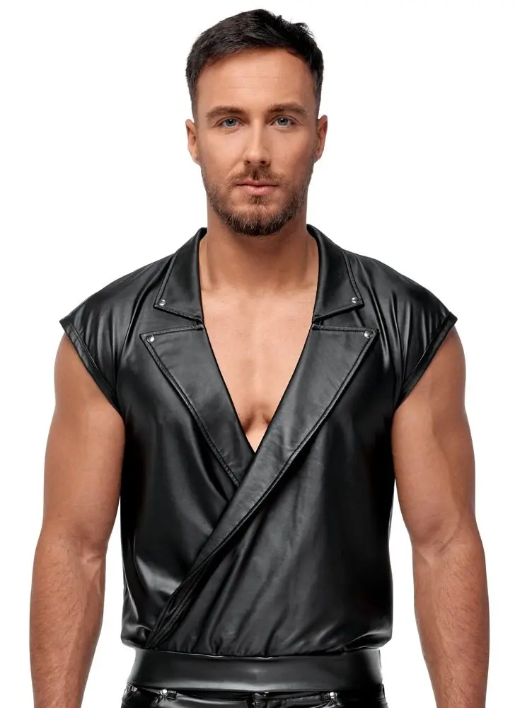 NEK Loose Casual Shirt in Stylish Matte Look 2161664 Black