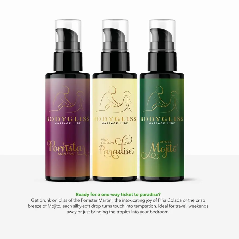 BodyGliss Massage Lube Collection Tropical Temptation 3x50ml