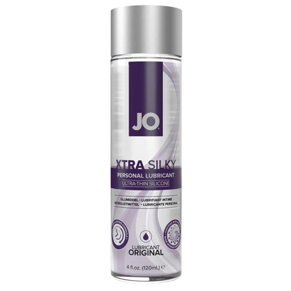 System JO Xtra Silky - silikonový lubrikační gel s vitamínem E - 120 ml