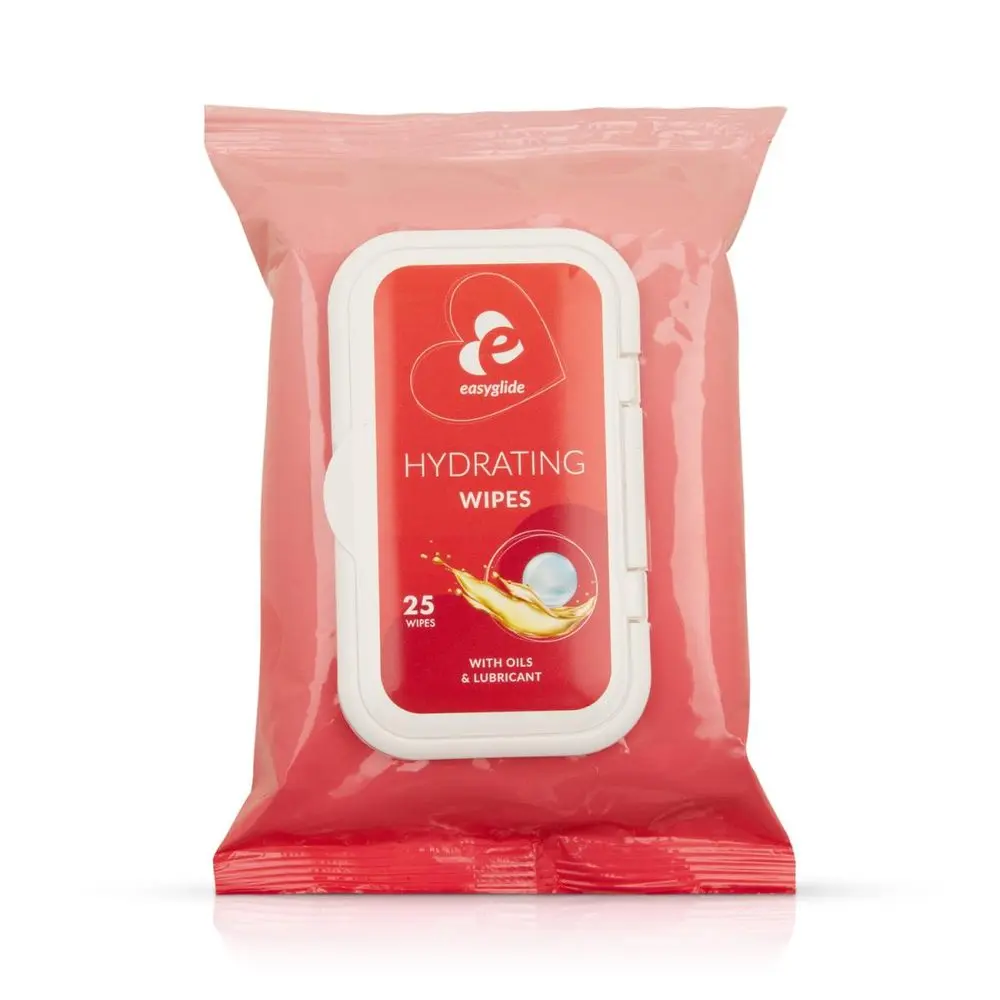 Expirace 2/26 - EasyGlide Hydrating Wipes with Lubricant and Oils