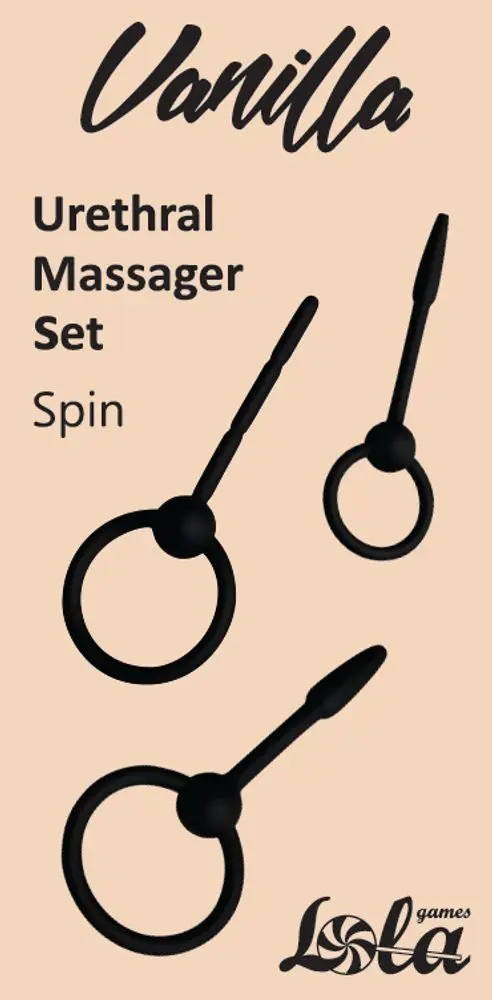 Sada uretrálních masážních sond Vanilla Spin