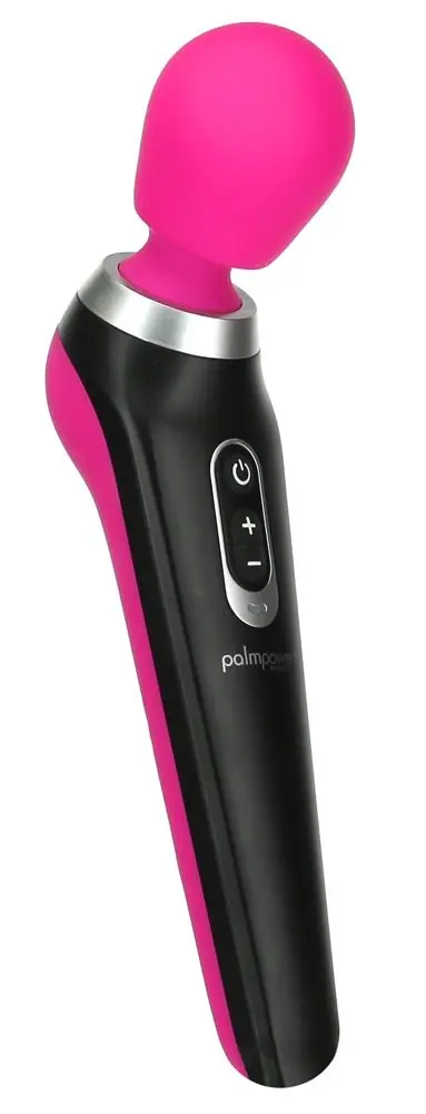 PalmPower Extreme Wand - vibrátor masážní bezdrátový - růžovo-černý