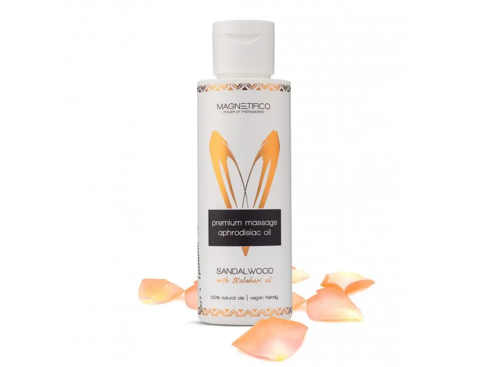 Valavani Premiový masážní afrodiziakální olej Sandalwood 100 ml