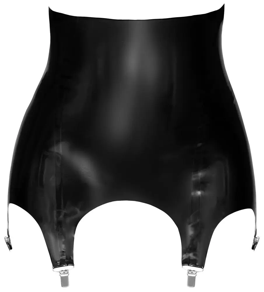 Podvazkový pás latexový LateX černý M
