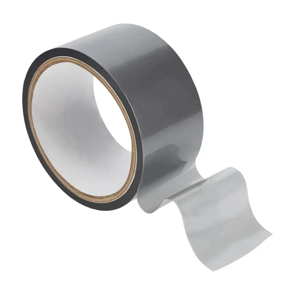 PVC nelepící páska - 20 m - stříbrná