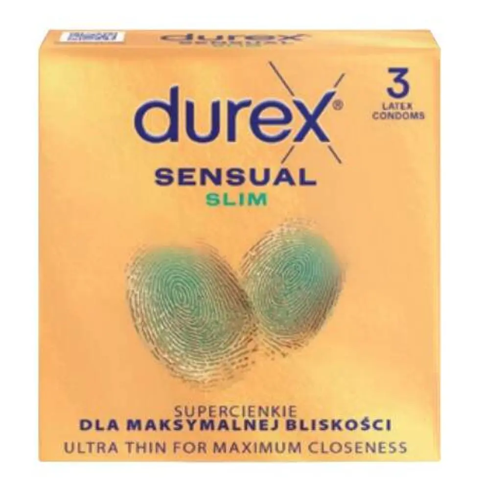 DUREX Sensual slim 3 kusy