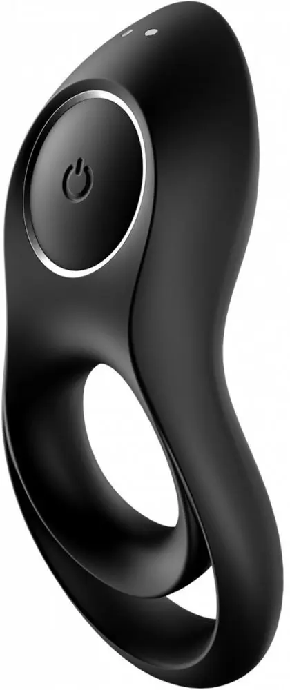 Satisfyer Legendary Duo - akumulátorový vibrační erekční kroužek (černý)